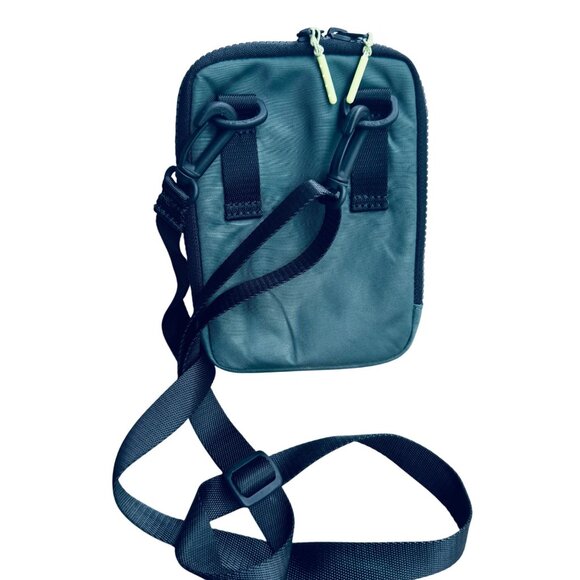 Lululemon Easy Access Crossbody dark teal Bag Nylon Belt Black Adjustable Strap - Picture 2 of 9